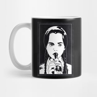 WEDNESDAY - The Addams Family (Black and White) Mug